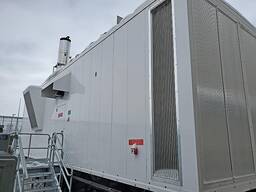 Čiernobiely dieselový generátor MTU 2 MW 2018 kontajner