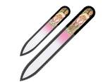 Fulgent World Glass Nail Files 3D Series – Set of 2 (Alphonse Mucha #3) - photo 1