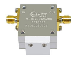 Full Bandwidth S C Band 3.5 to 6.5 GHz RF Broadband Coaxial Isolators