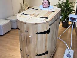 Mini sauna Linden, phito barrel sauna with steam generator, home sauna cabins, indoor saun