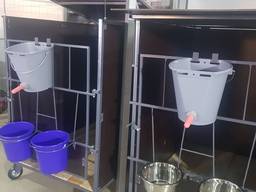 Samostatné mobilné domy pre teľatá